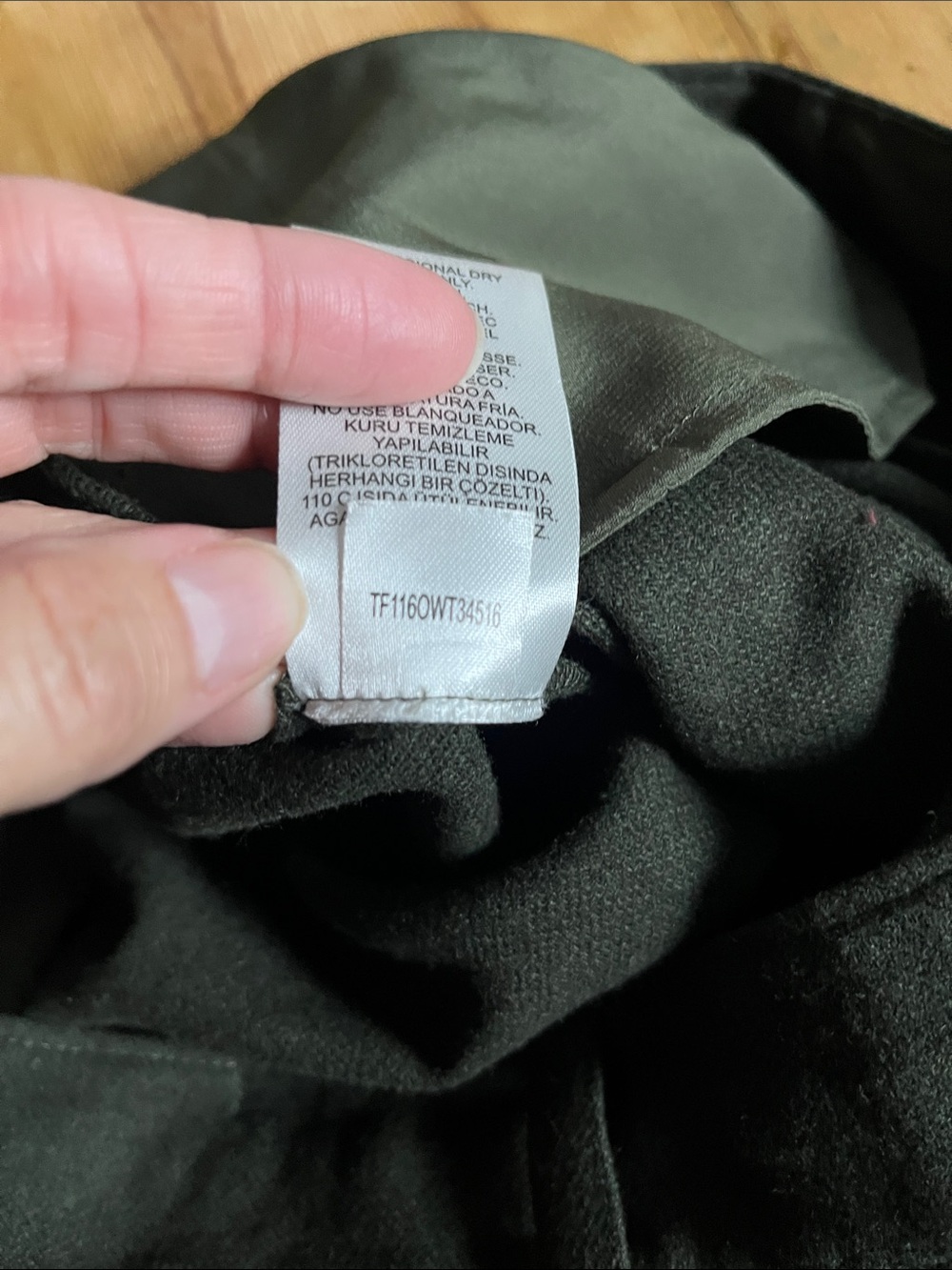 TIBI 8 Forest Green Wool Straight Leg Trousers - Picture 7 of 8